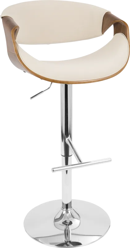 Curvo Cream Barstool