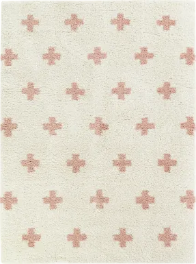 Kids Plus Party Peach 3'11 x 5'7 Rug