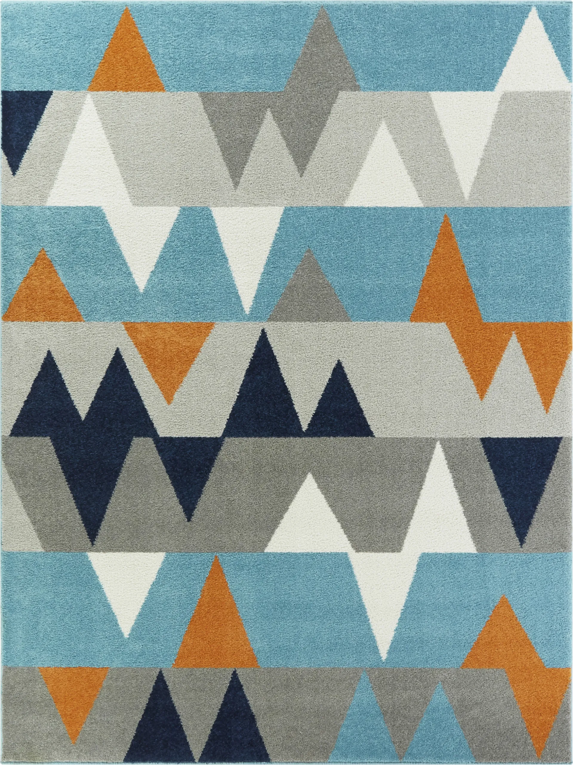 Kids Wild Angles Blue 3'11 x 5'7 Rug - Image 1