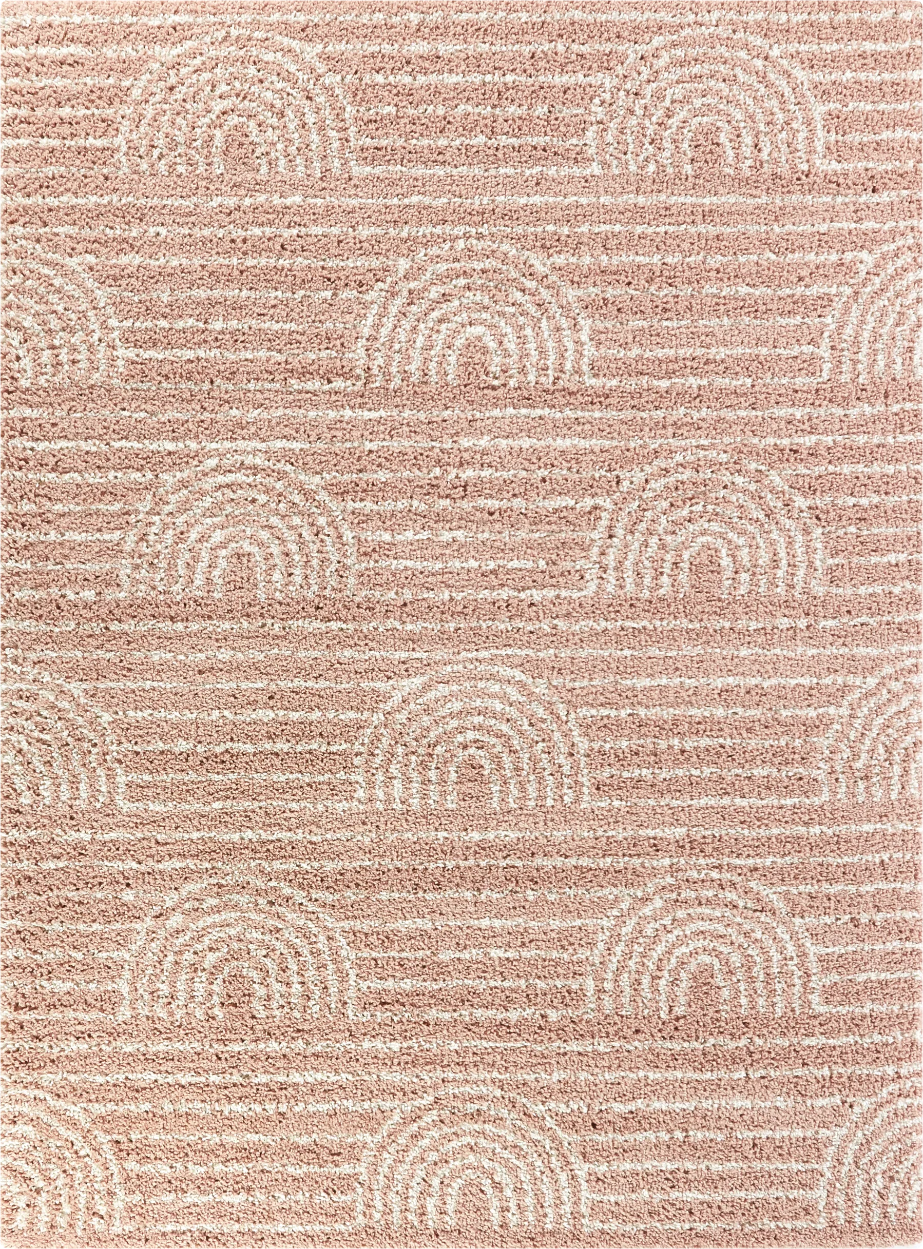 Kids Pink Rainbow Pink 3'11" x 5'7" Rug - Image 1
