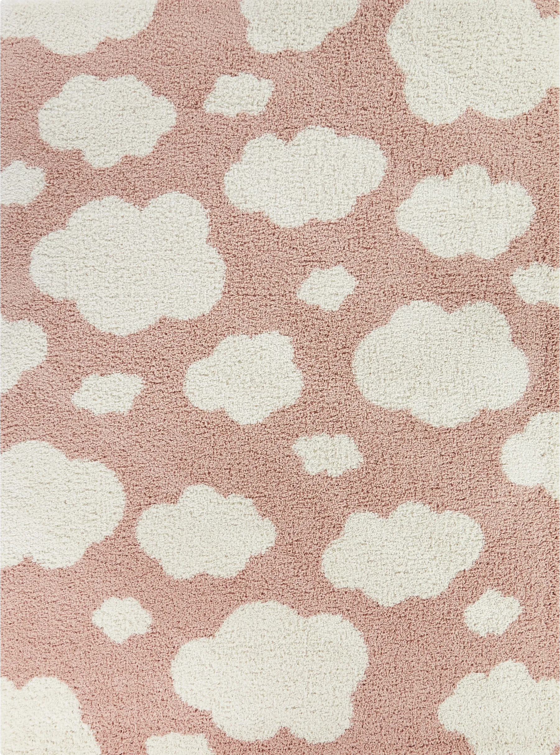 Kids Cotton Candy Sky Pink 3'11 x 5' 7 Rug - Thumbnail - Image 1