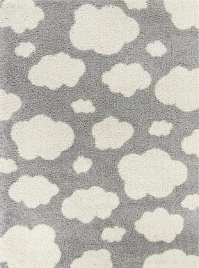Kids Cotton Candy Sky Gray 3'11 x 5'7 Rug