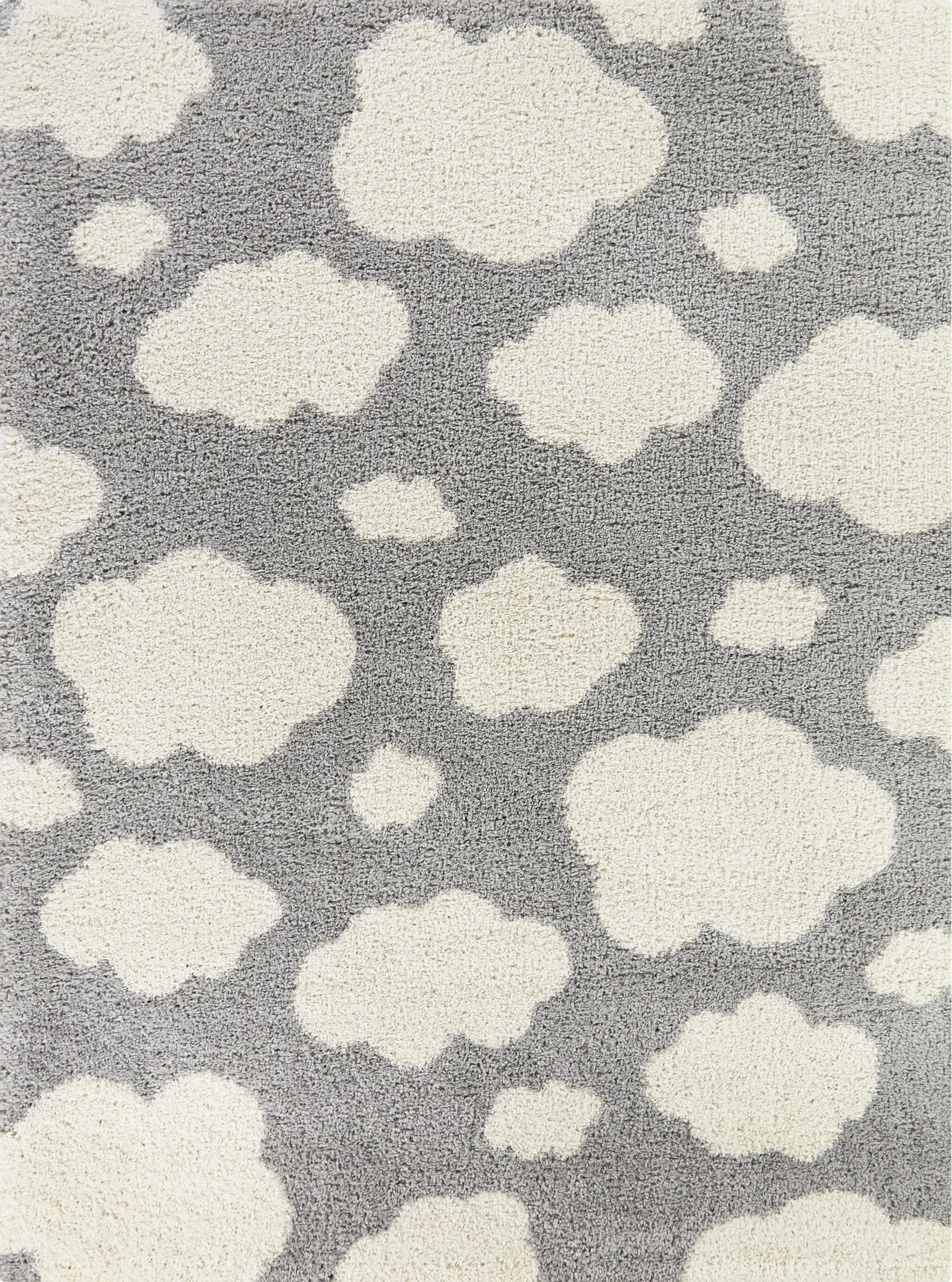 Kids Cotton Candy Sky Gray 5'3 x 7' Rug - Image 1