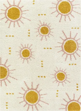 Kids Sun-Days Cream 5'3 x 7' Rug