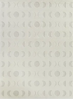 Kids Many Moons Cream 7'10 x 10' Rug