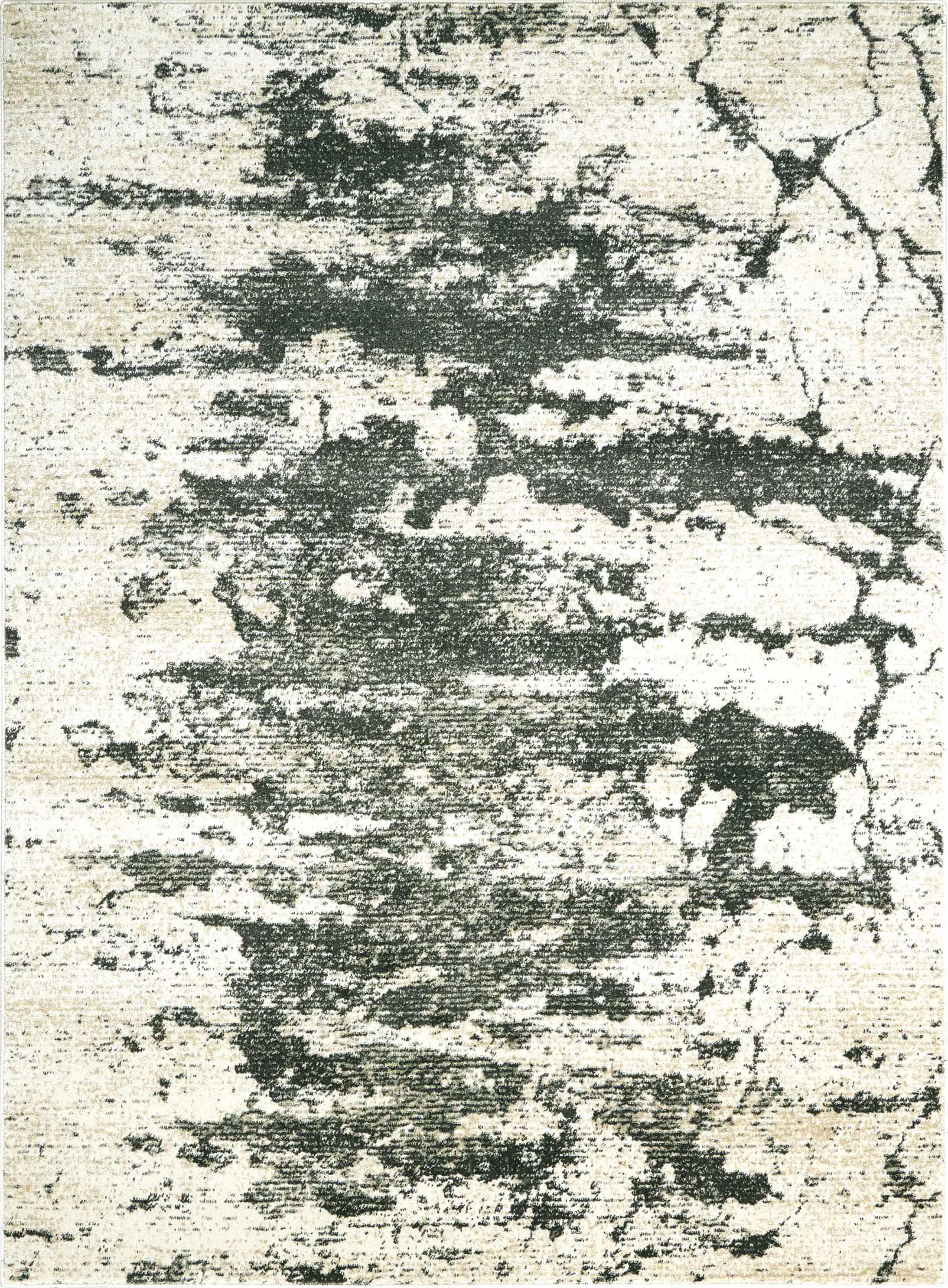 Midnight Storm Ivory 7'10 x 10'6 Rug - Image 1