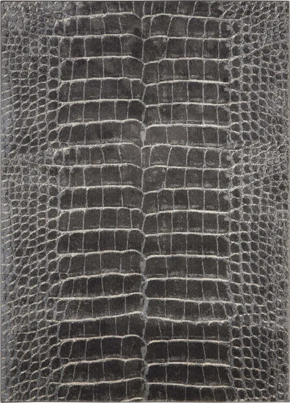 Exotic Hunt Gray 5'3 x 7'3 Rug