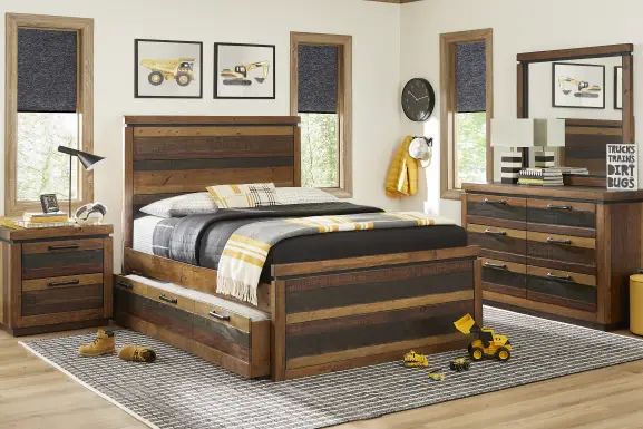 Kids Westover Hills Jr Brown Full Panel Bed