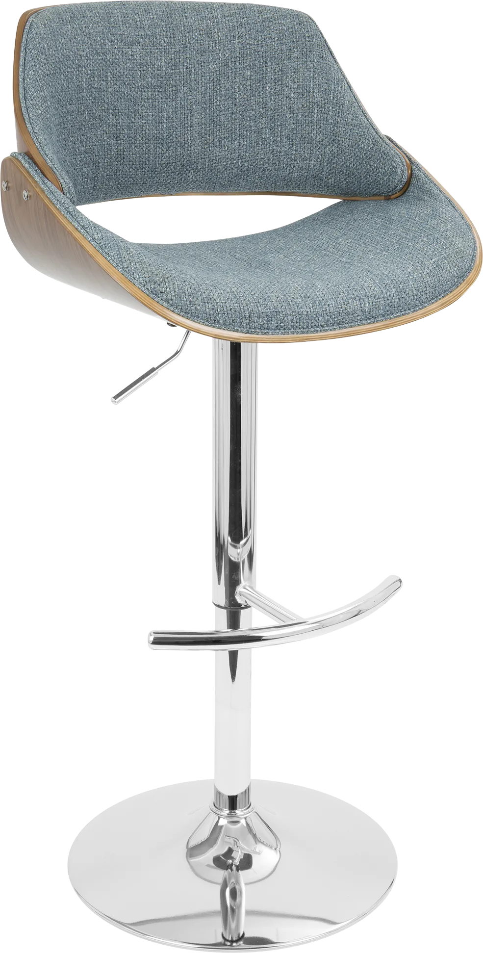 Fabrizzi Blue Barstool - Thumbnail - Image 1