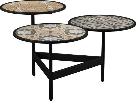 Outdoor Kennilworth Black Cocktail Table