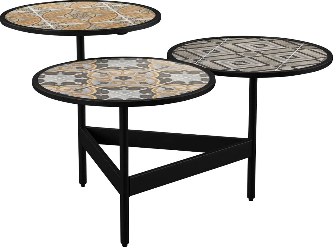 Outdoor Kennilworth Black Cocktail Table