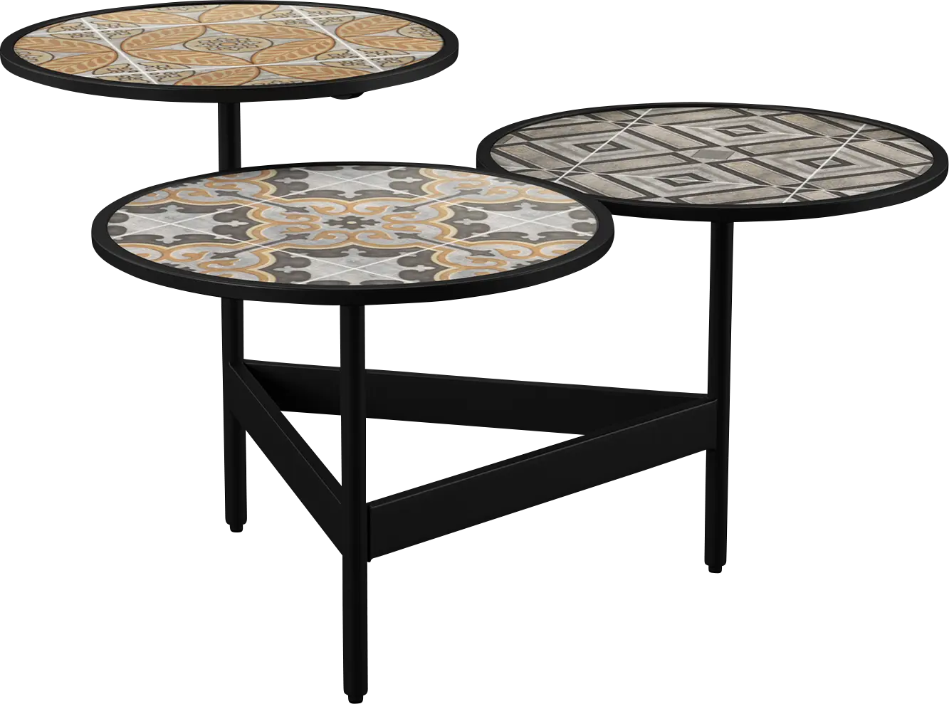 Outdoor Kennilworth Black Cocktail Table