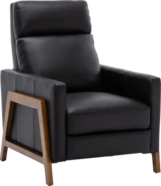 Doyers II Black Push Back Recliner