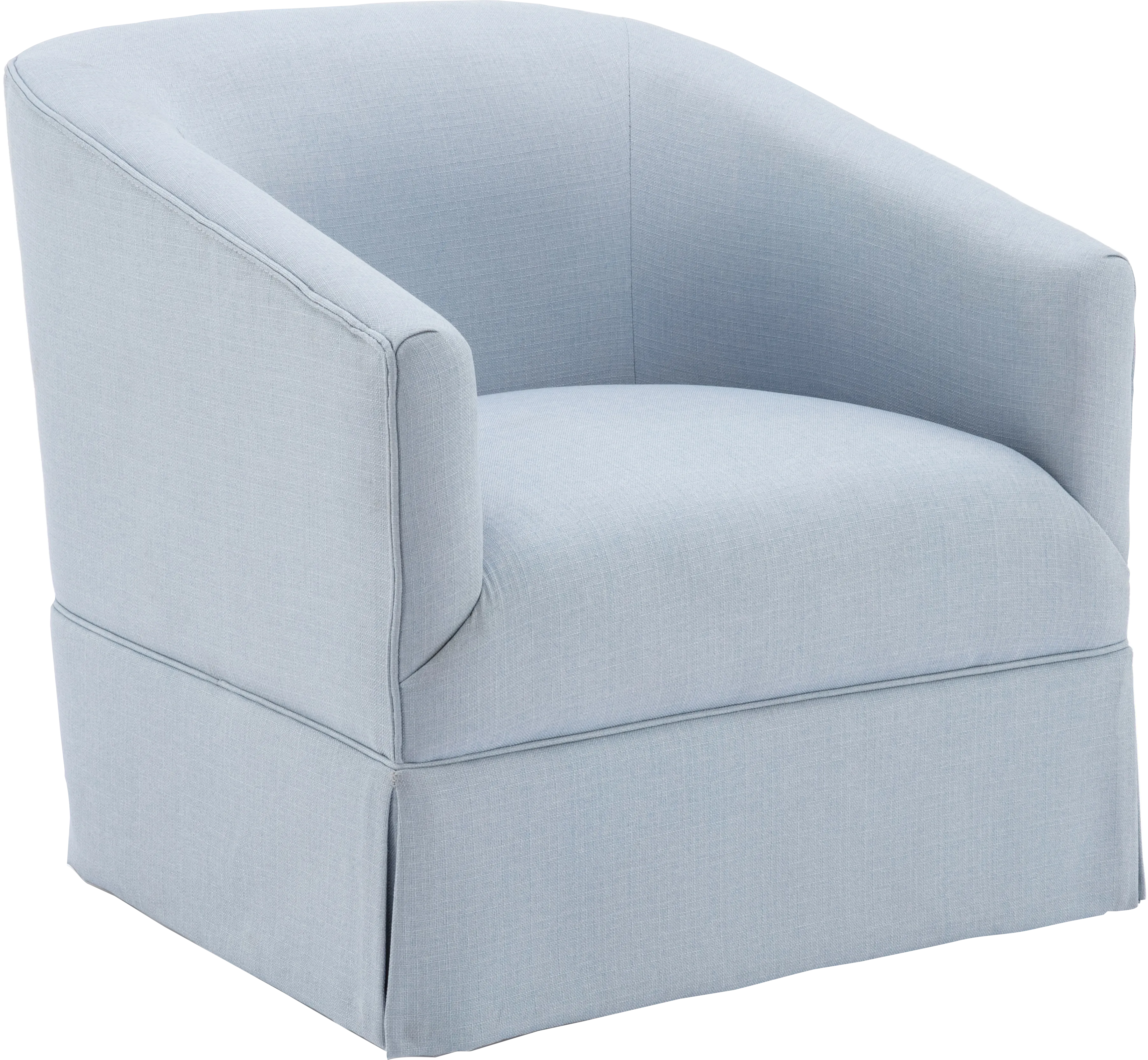 Carmick Blue Swivel Chair