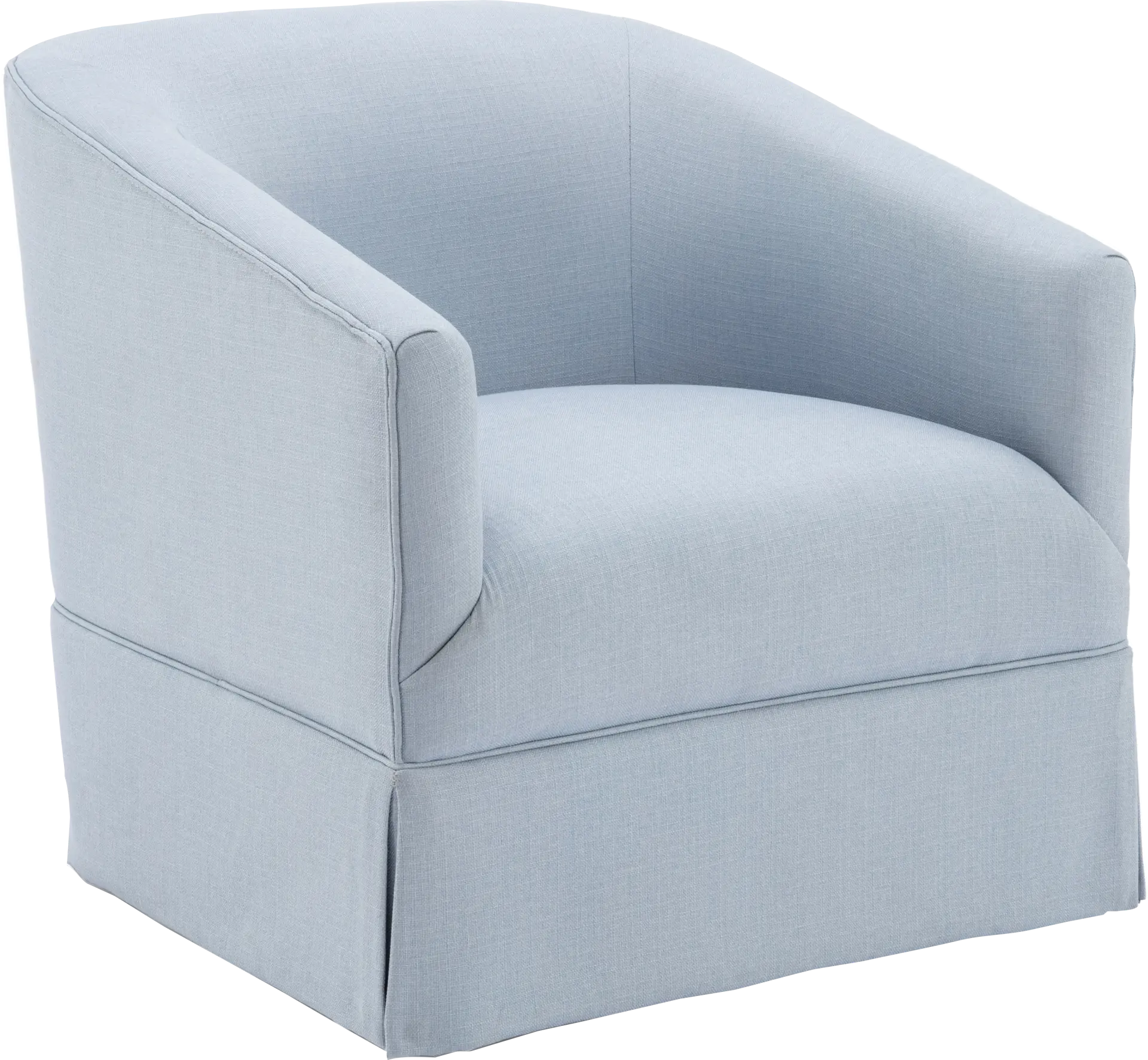 Carmick Blue Swivel Chair