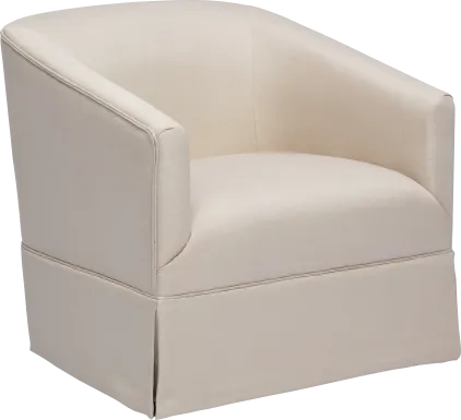 Carmick Beige Swivel Chair
