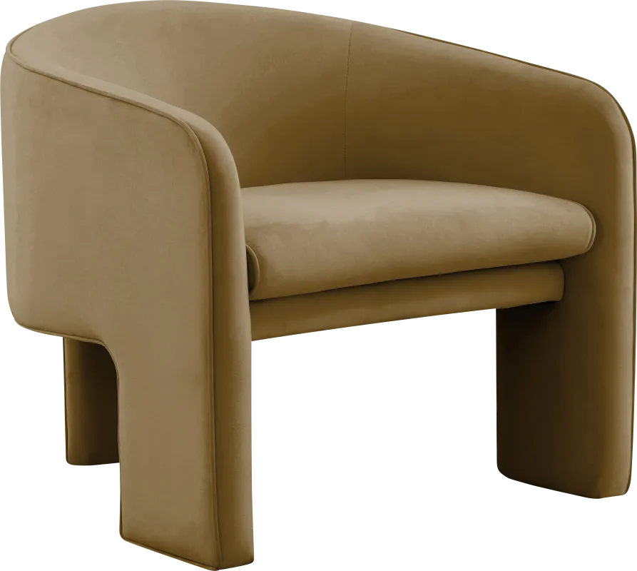 Carmain Cognac Accent Chair
