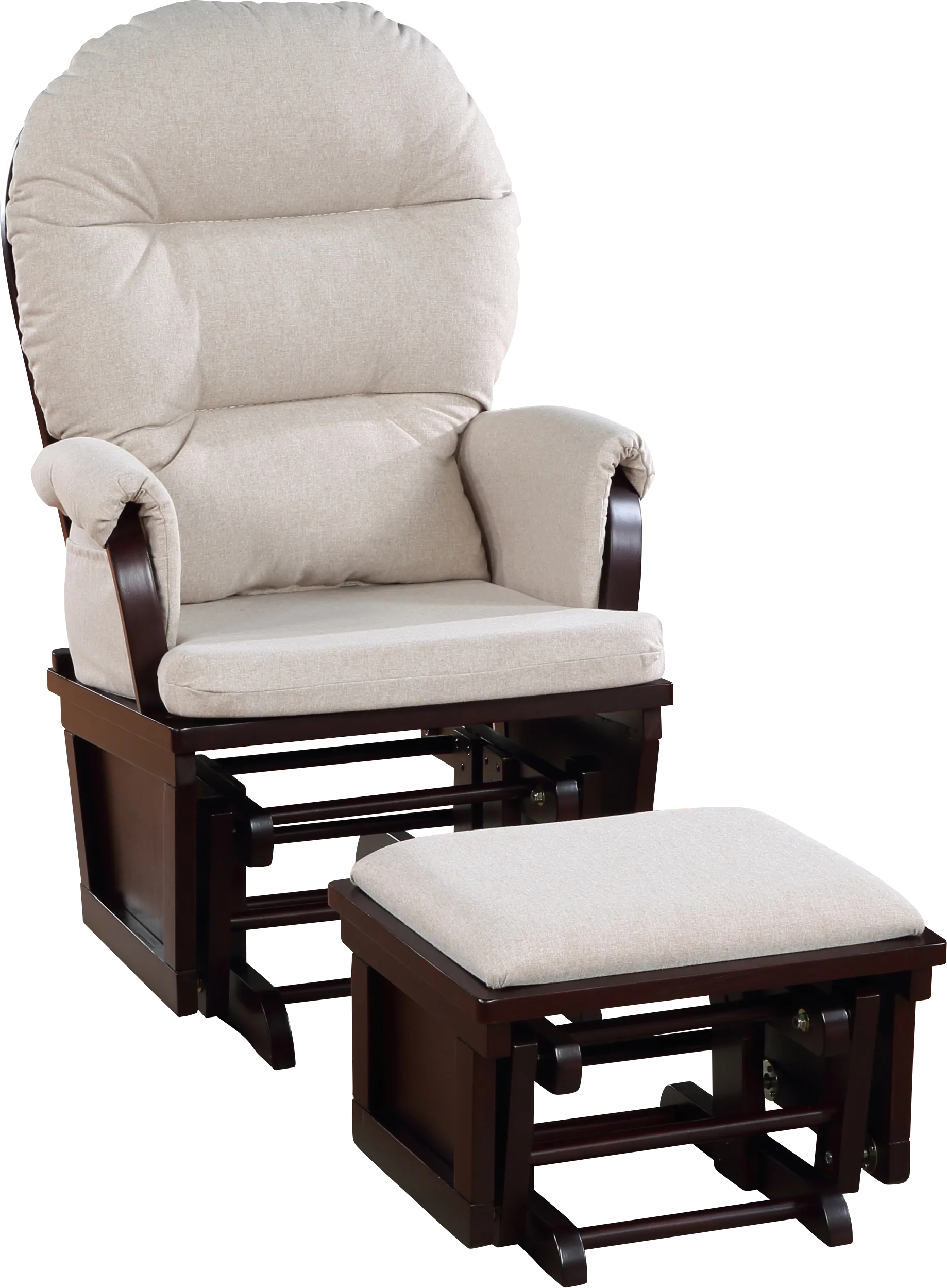 Nursery Lahapre Latte/Espresso Glider Ottoman - Image 1