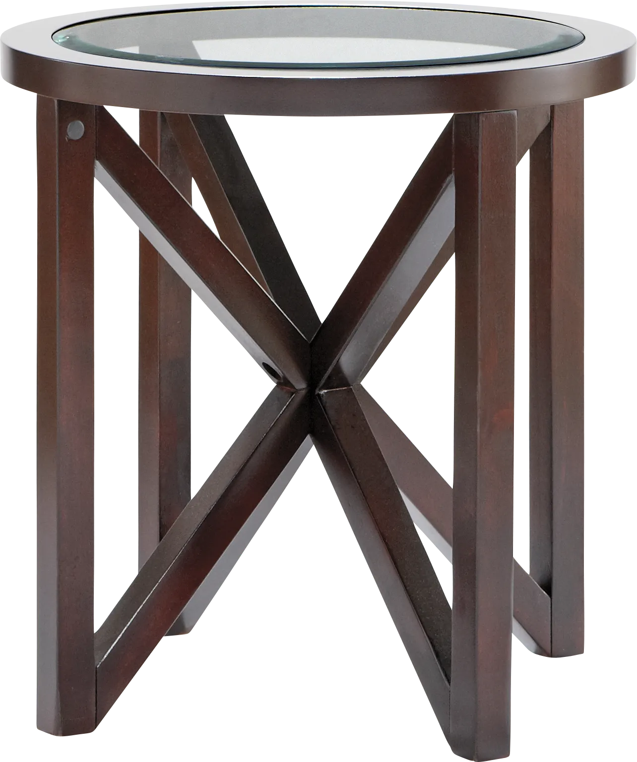 Kenshaw Espresso End Table - Image 1