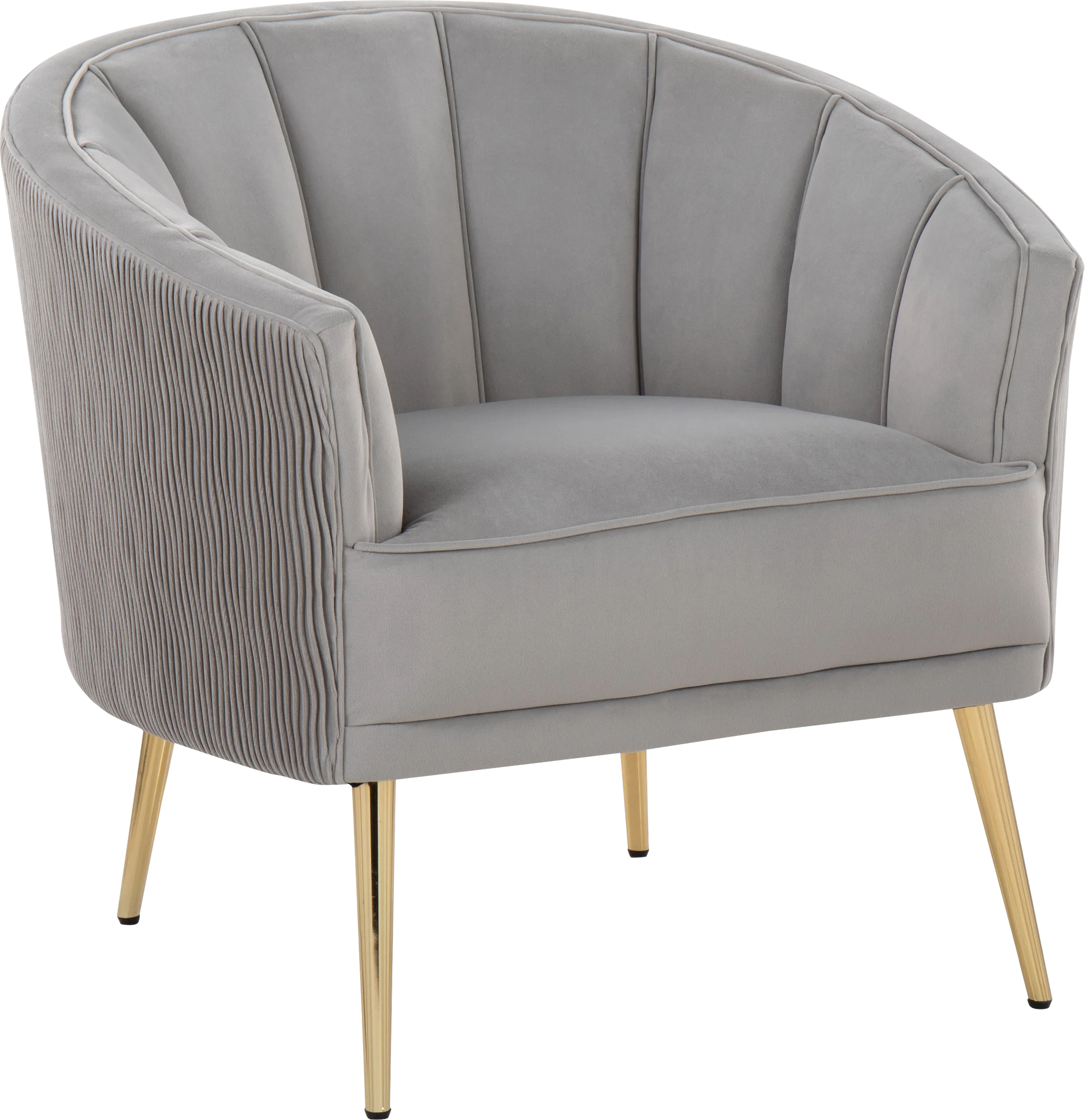 Tondee Silver Accent Chair - Thumbnail - Image 1