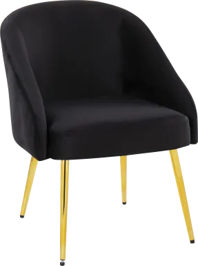 Yemassee Black Accent Chair
