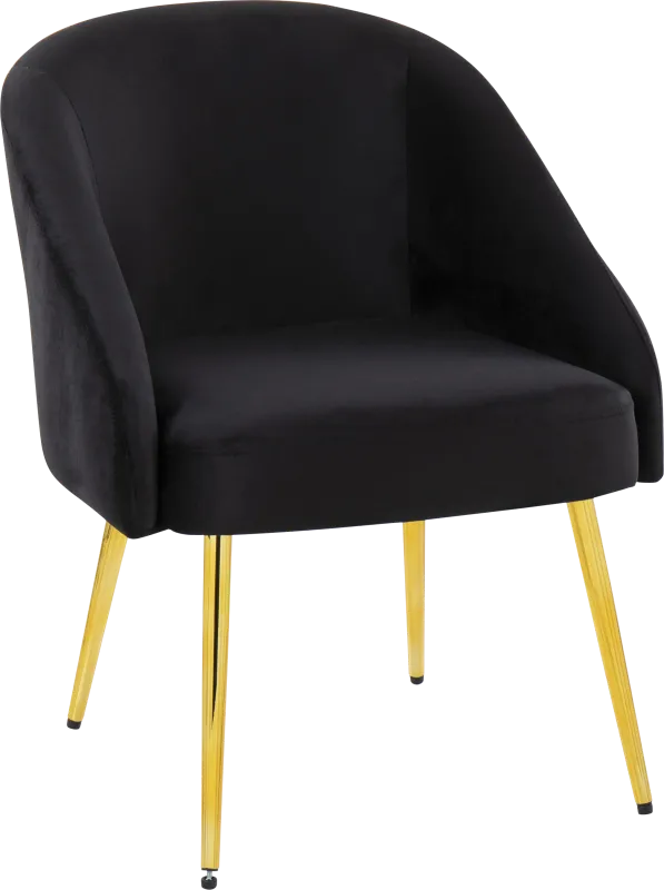 Yemassee Black Accent Chair