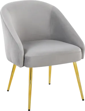Yemassee Silver Accent Chair