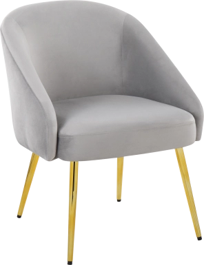 Yemassee Silver Accent Chair