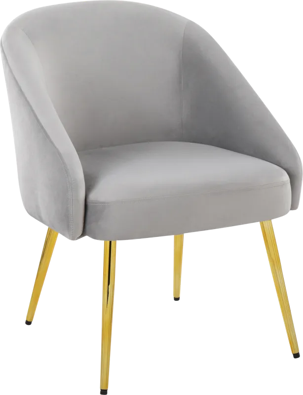 Yemassee Silver Accent Chair