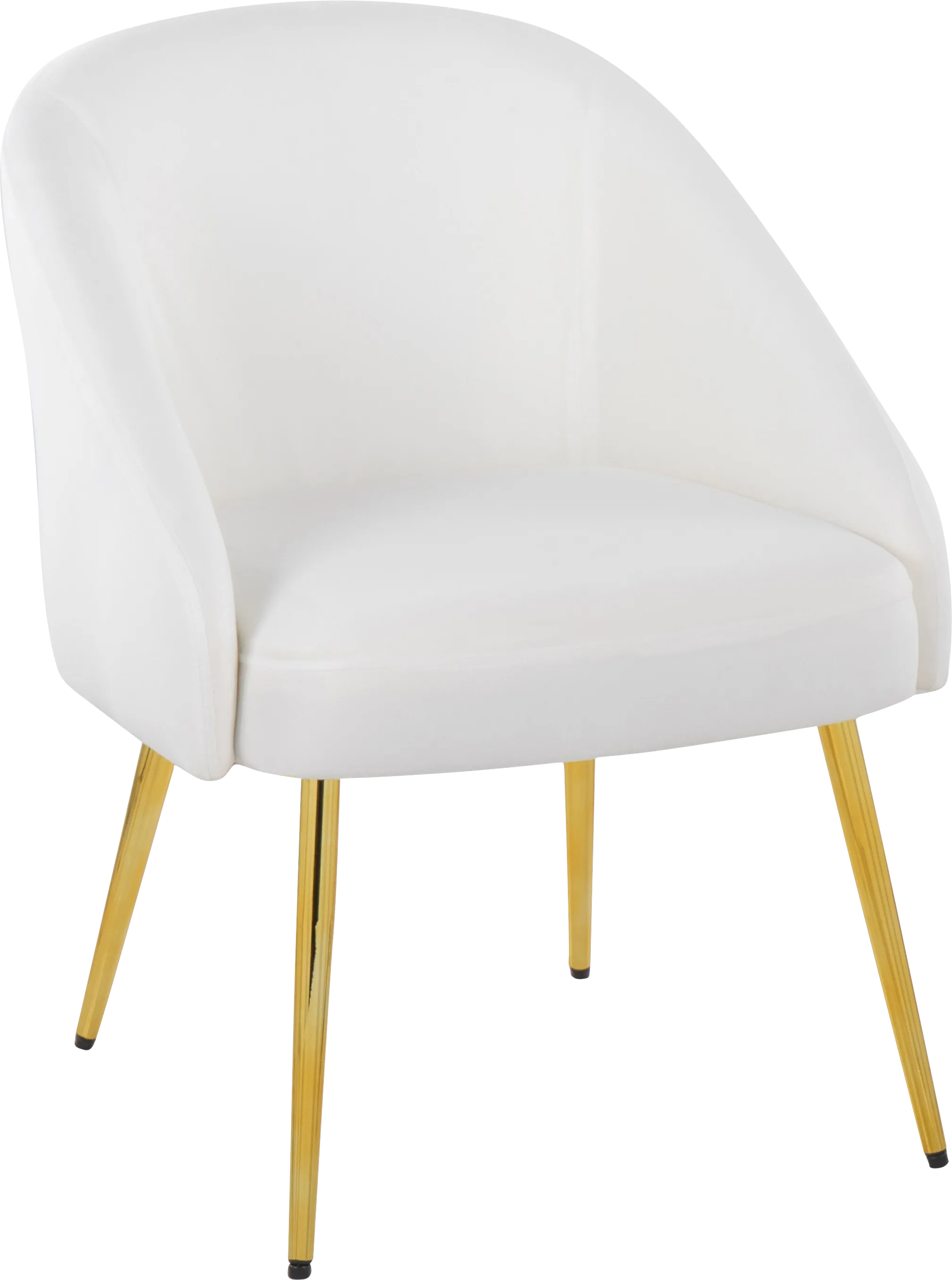 Yemassee White Accent Chair