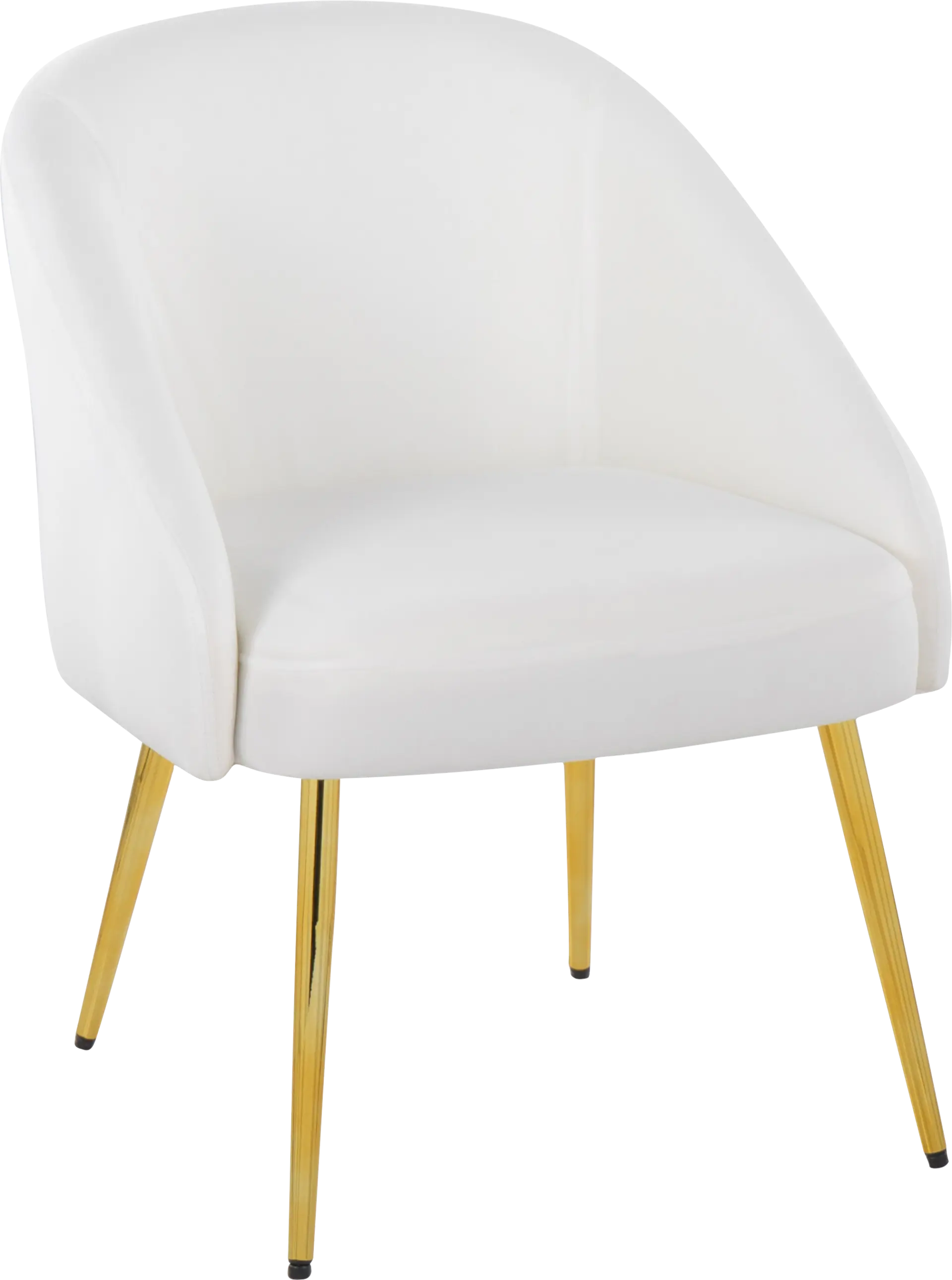 Yemassee White Accent Chair