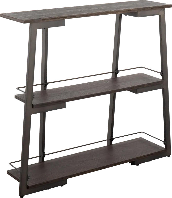Helmken Espresso Bookcase