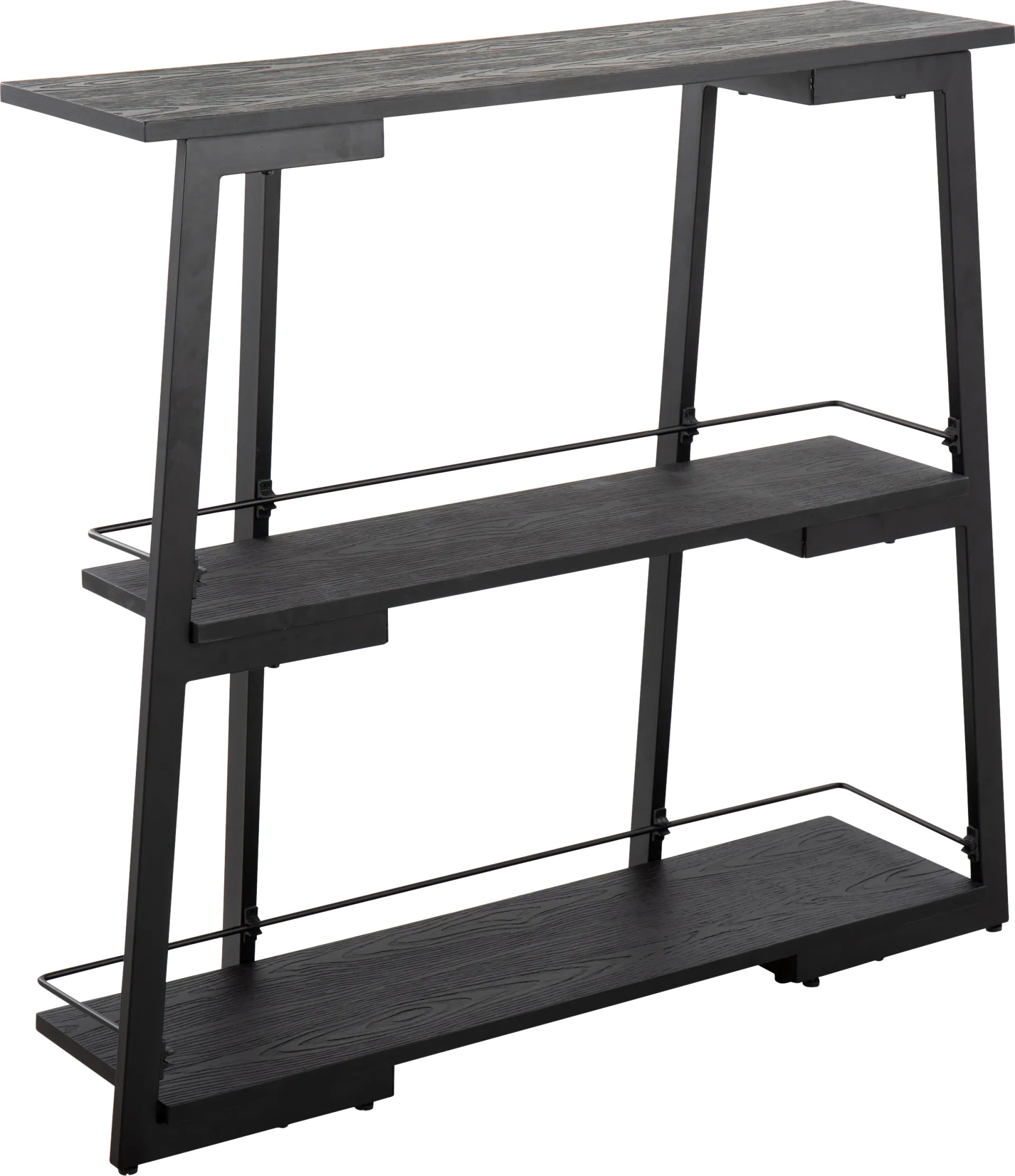 Helmken Black Bookcase - Image 1
