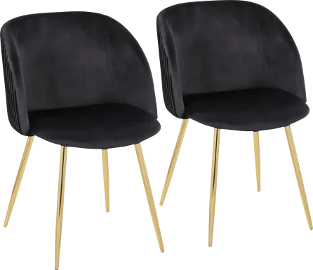 Sutlive I Black Dining Chair Set of 2