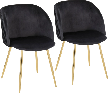 Sutlive I Black Dining Chair Set of 2