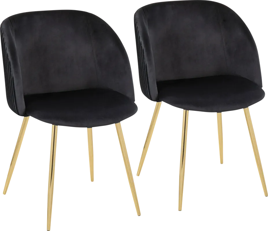 Sutlive I Black Dining Chair Set of 2
