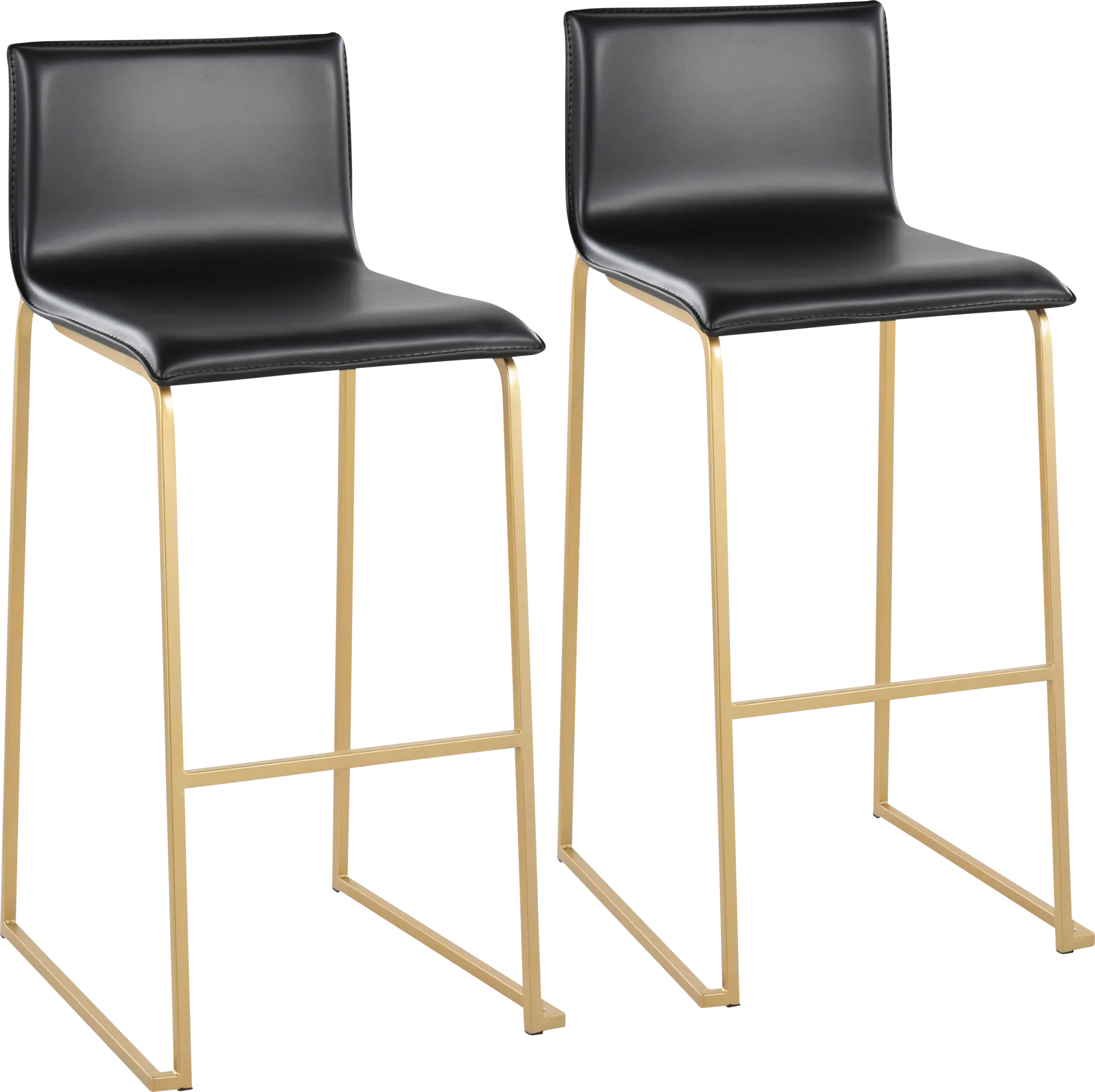 Glatigny I Black Barstool Set of 2 - Image 1