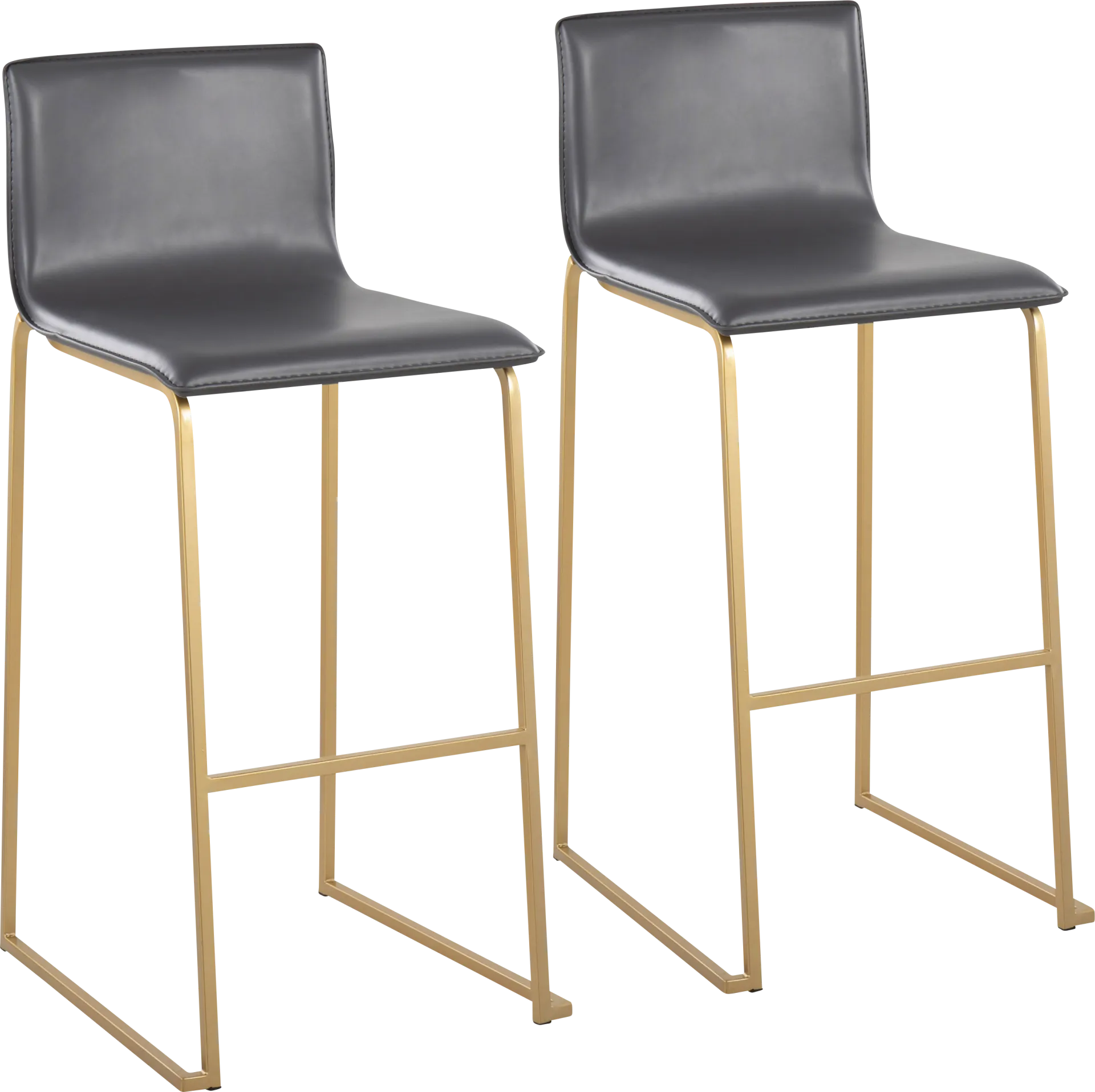 Glatigny I Gray Barstool Set of 2 - Image 1