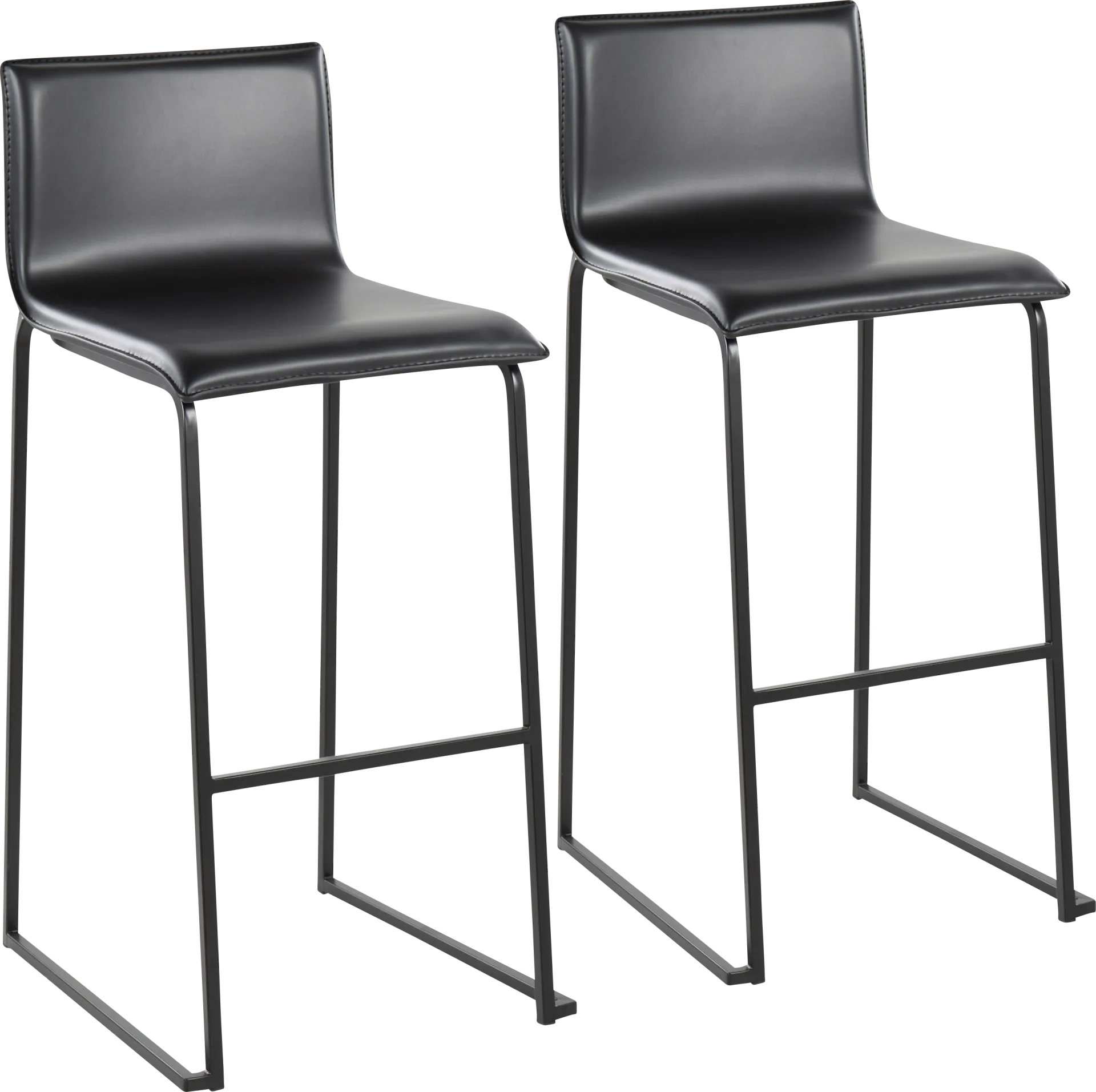 Glatigny II Black Barstool Set of 2 - Image 1