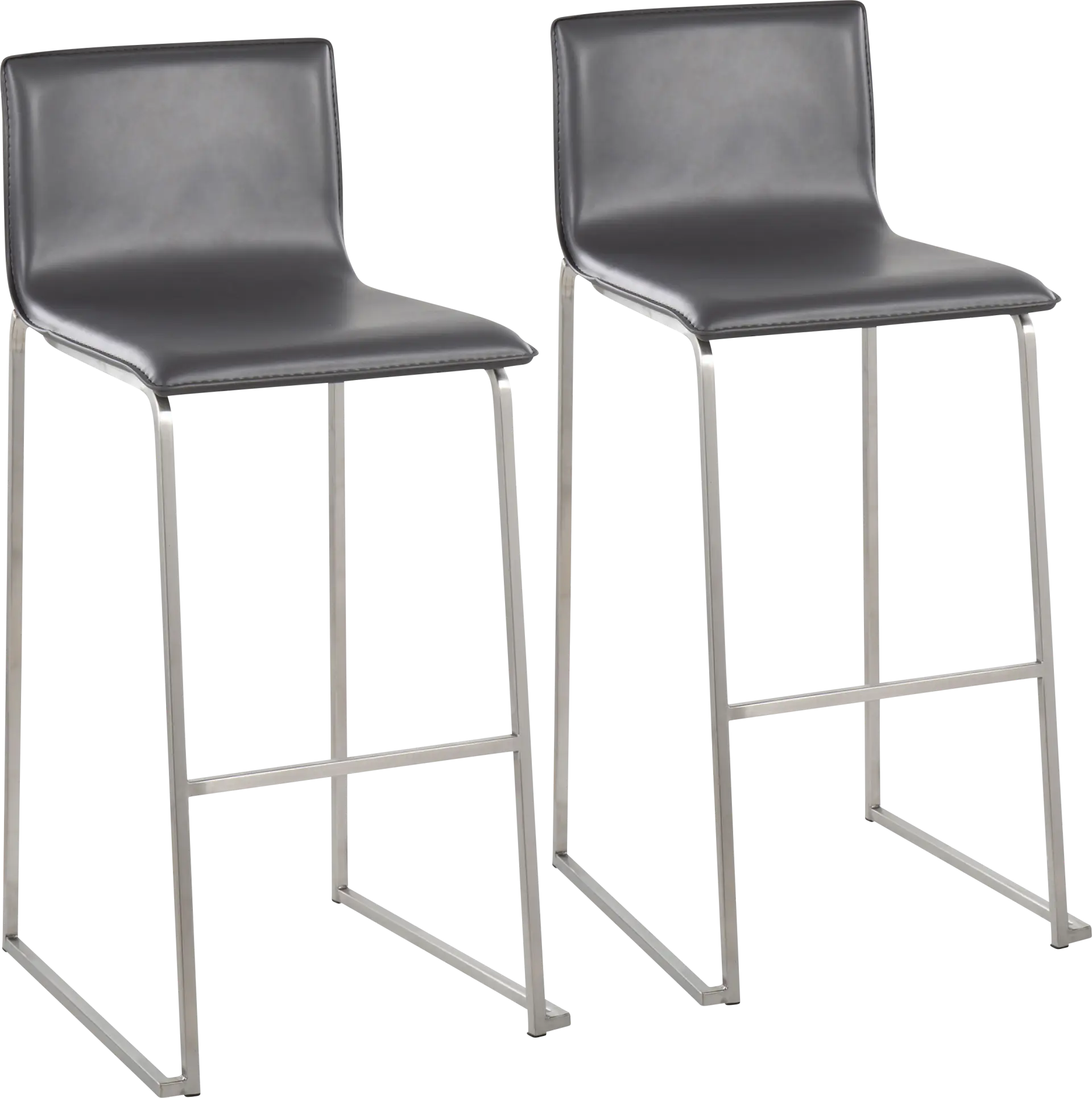 Glatigny III Gray Barstool Set of 2