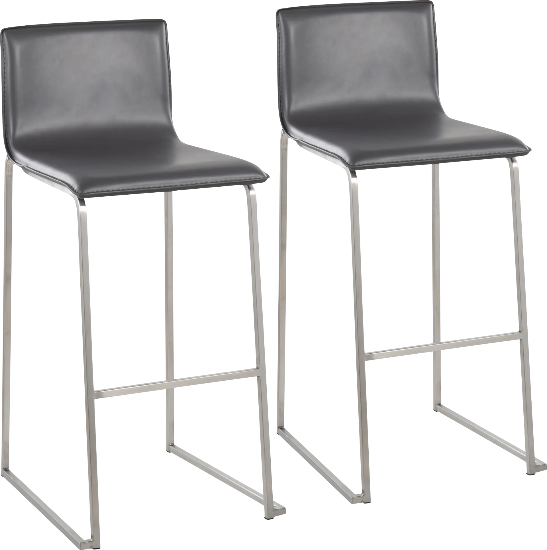 Glatigny III Gray Barstool Set of 2 - Image 1