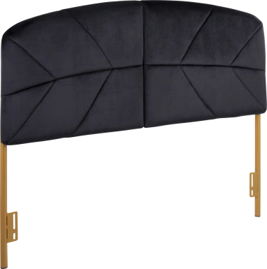 Blache Black Queen Headboard