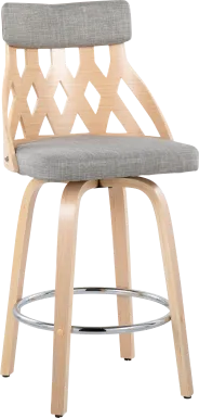 Bamberg Light Gray Counter Stool