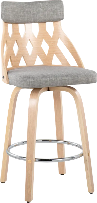 Bamberg Light Gray Counter Stool