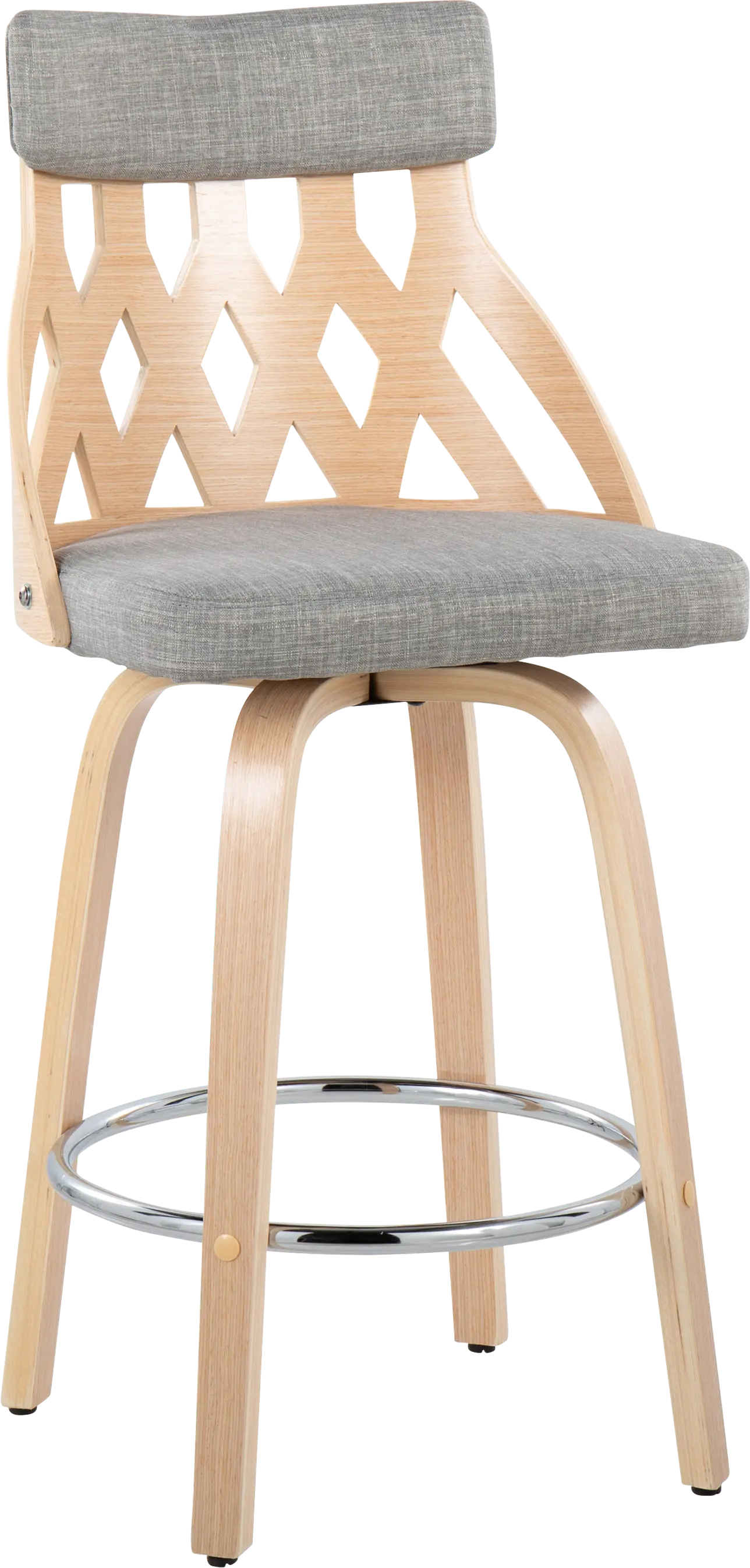 Bamberg Light Gray Counter Stool