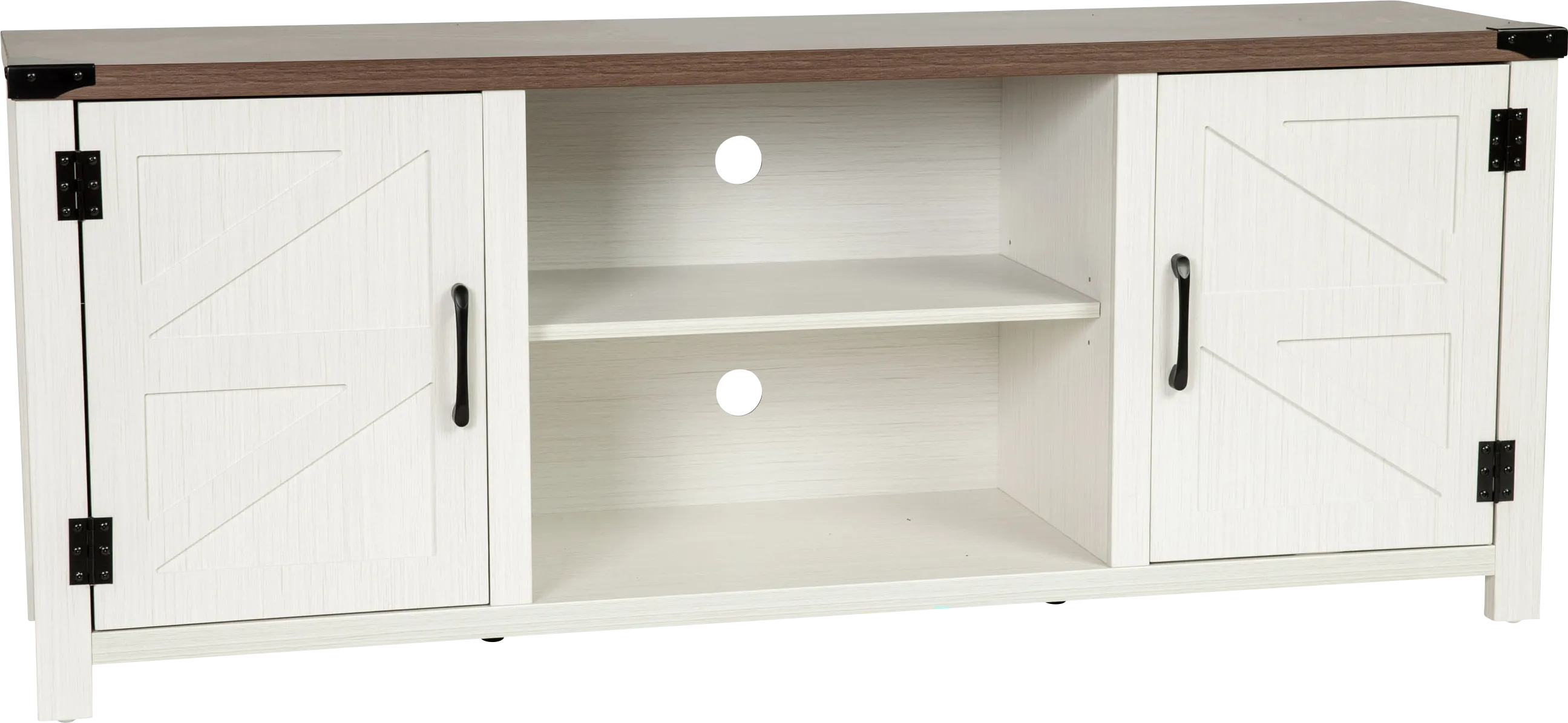 Rithera White 59 TV Console - Thumbnail - Image 1