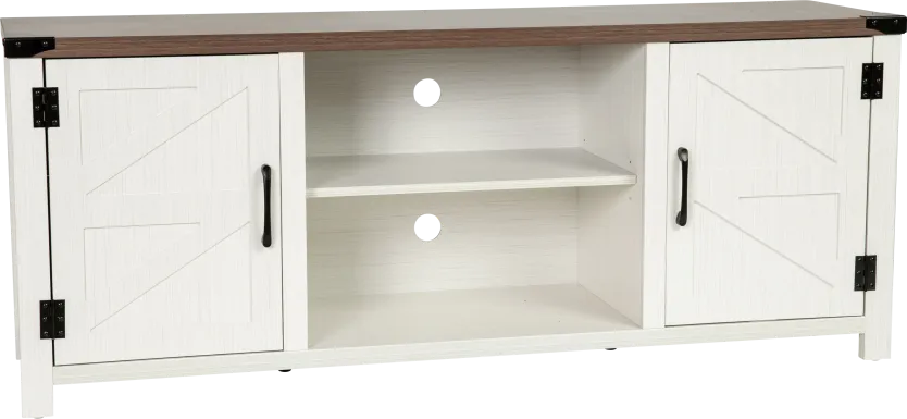 Rithera White 59 TV Console