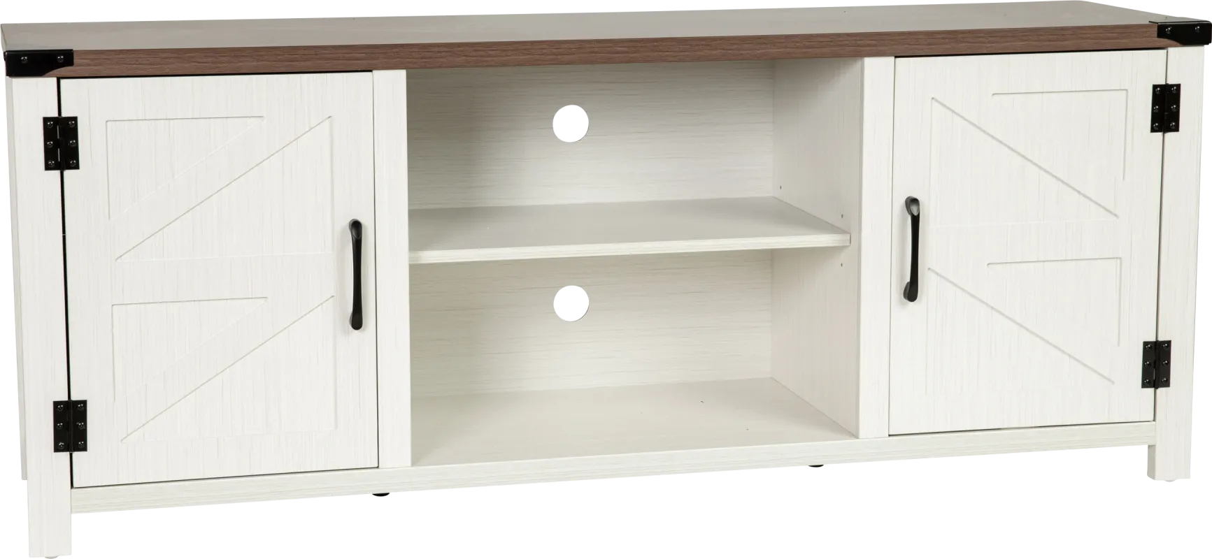 Rithera White 59 TV Console