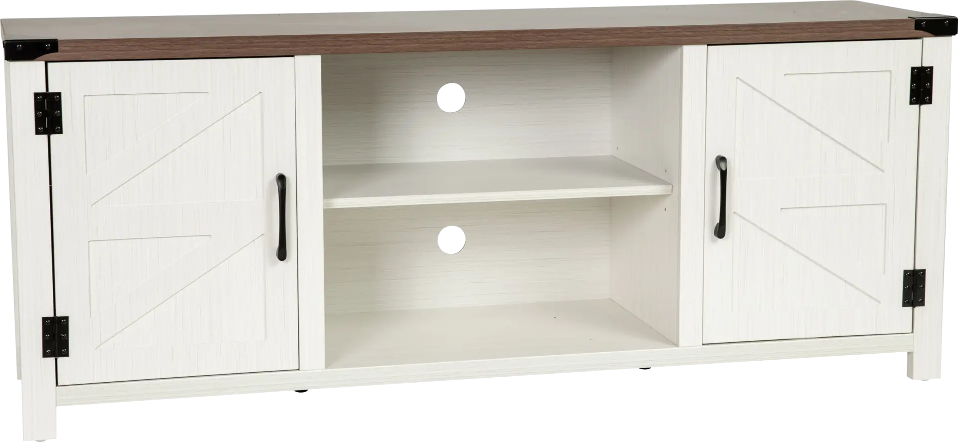 Rithera White 59 TV Console