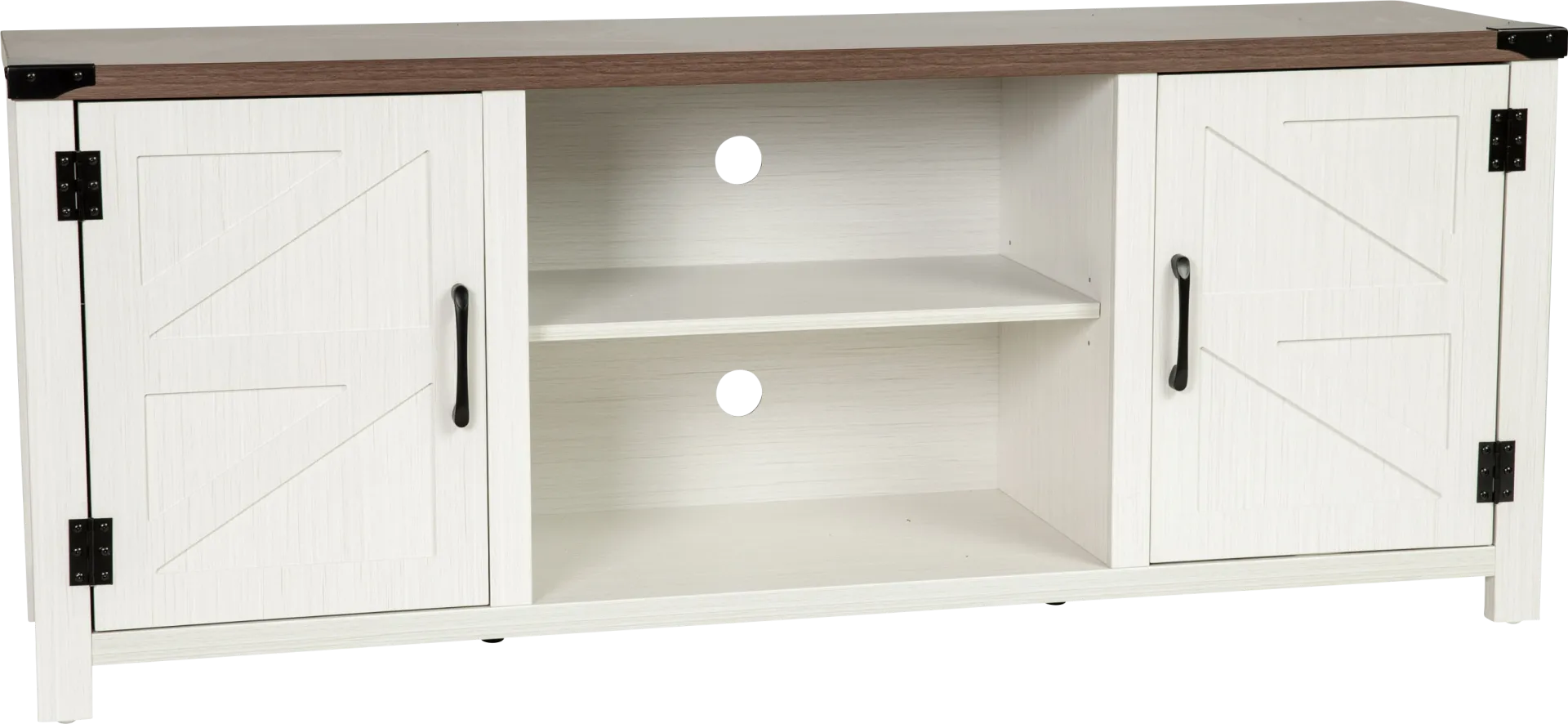 Rithera White 59 TV Console - Image 1